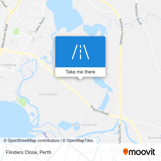 Flinders Close map