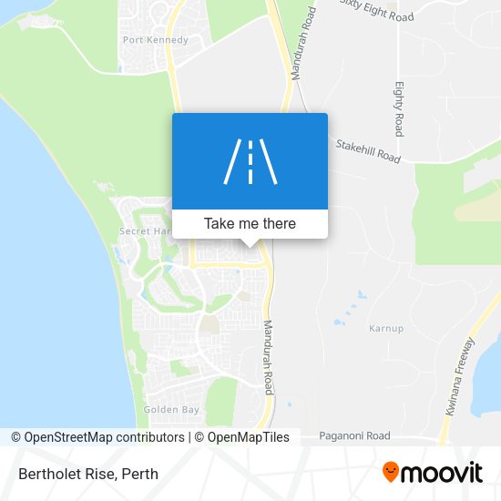 Bertholet Rise map