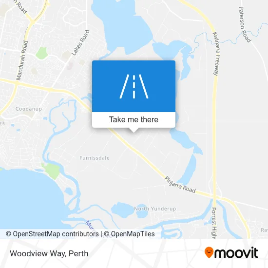 Mapa Woodview Way