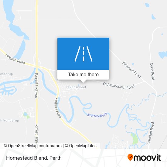Homestead Blend map