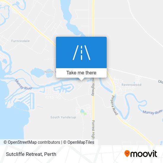 Sutcliffe Retreat map
