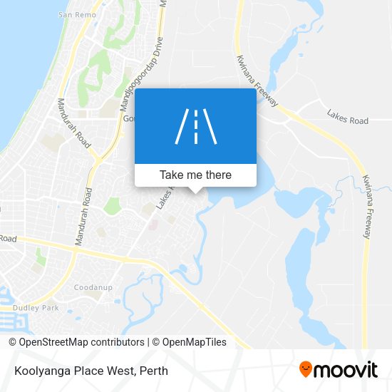 Koolyanga Place West map