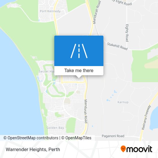 Warrender Heights map