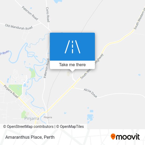 Amaranthus Place map