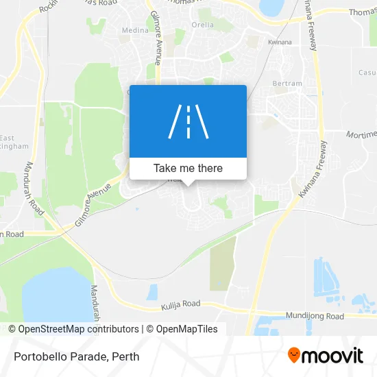 Mapa Portobello Parade