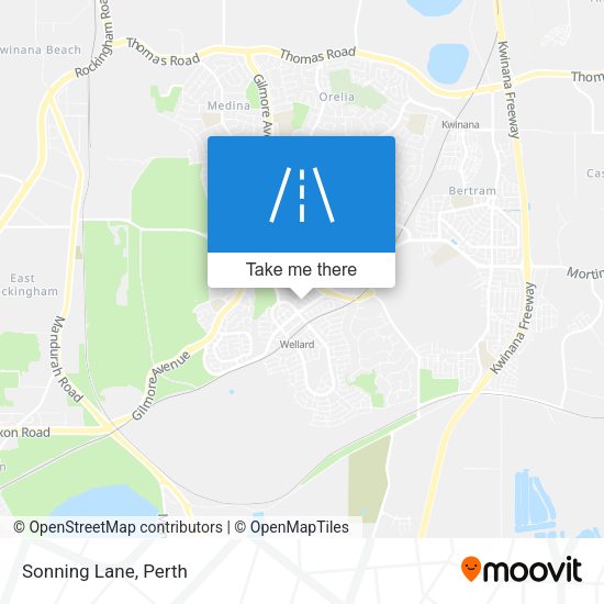 Sonning Lane map