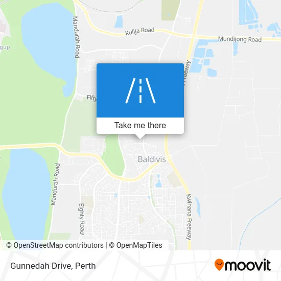 Mapa Gunnedah Drive