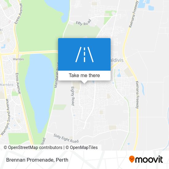 Brennan Promenade map