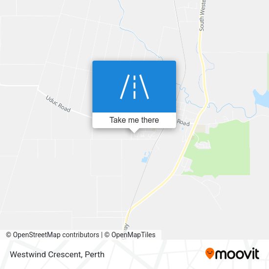 Westwind Crescent map
