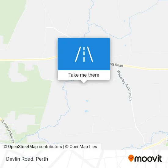 Mapa Devlin Road