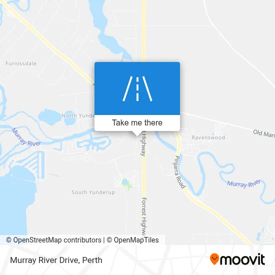 Mapa Murray River Drive