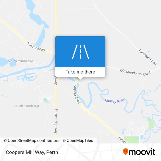 Coopers Mill Way map