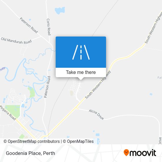 Goodenia Place map