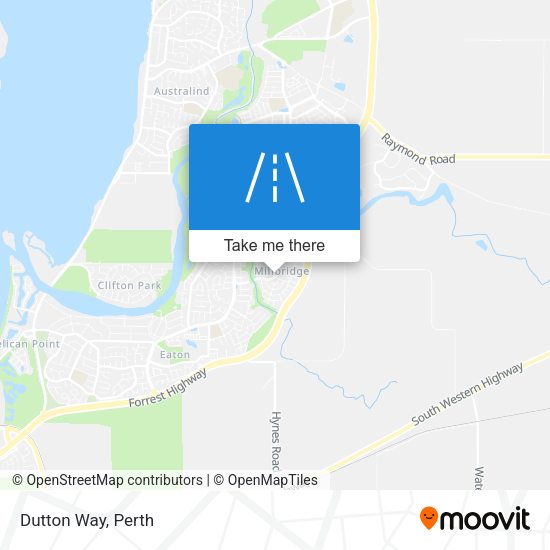 Dutton Way map