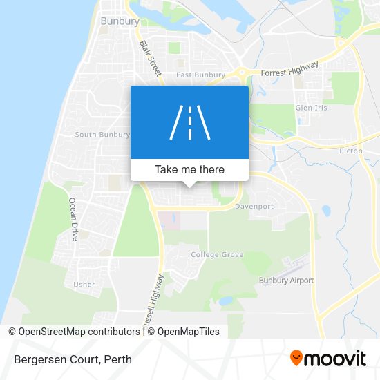 Bergersen Court map
