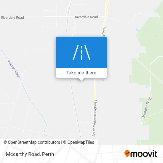 Mapa Mccarthy Road