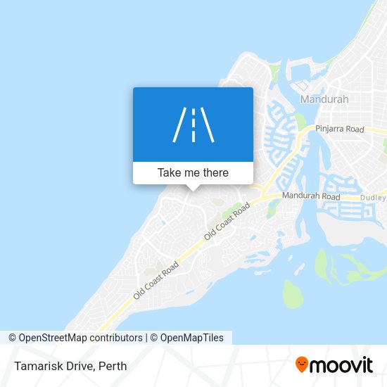 Tamarisk Drive map