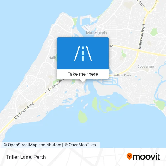 Mapa Triller Lane