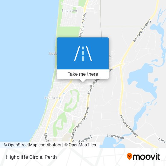 Highcliffe Circle map