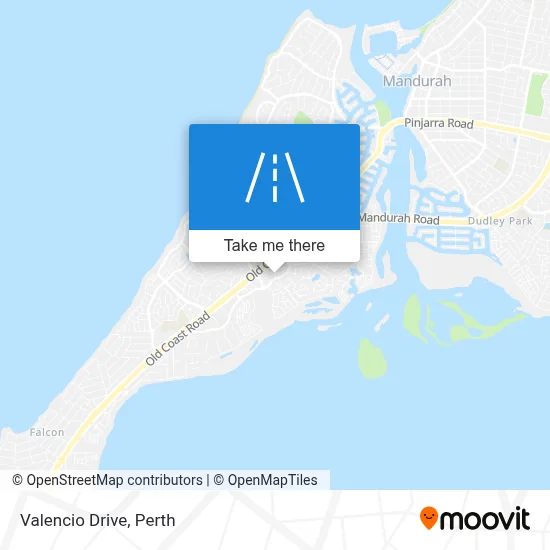 Mapa Valencio Drive
