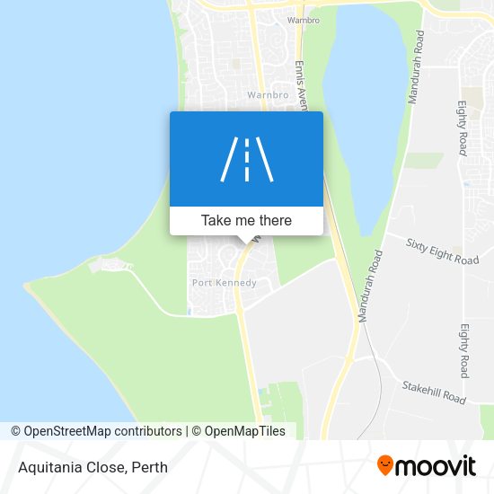 Aquitania Close map
