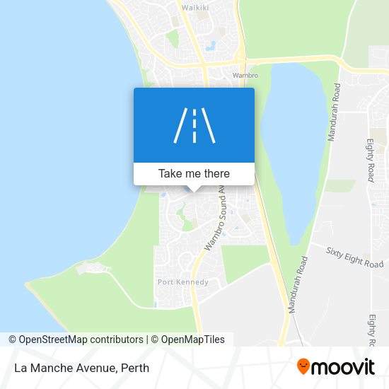 La Manche Avenue map