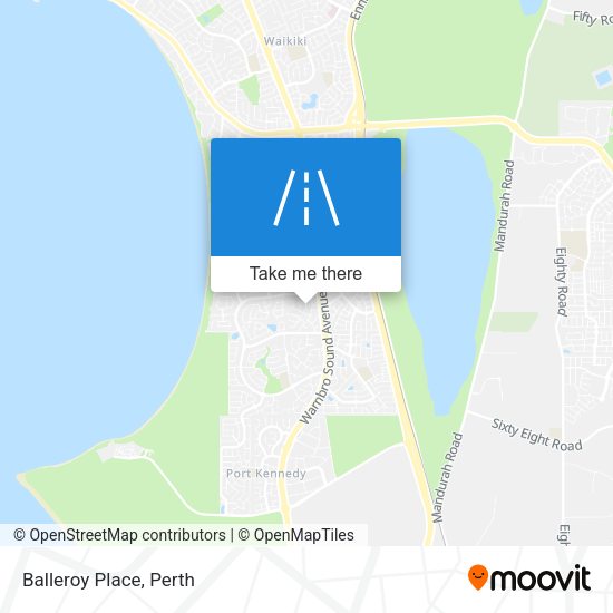 Balleroy Place map