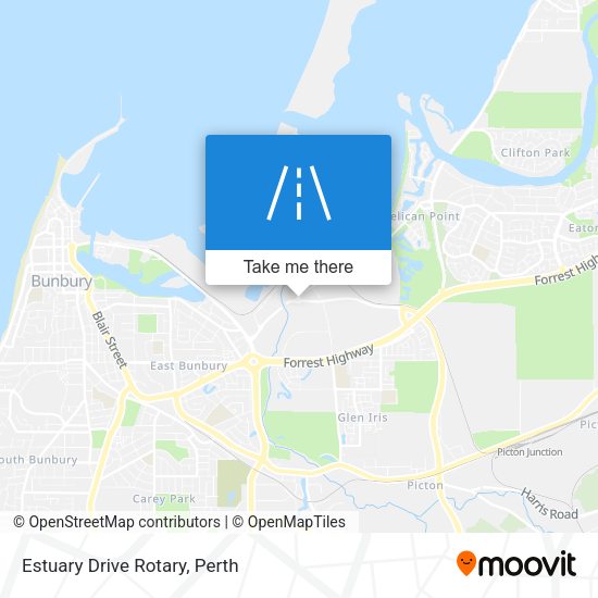 Estuary Drive Rotary map