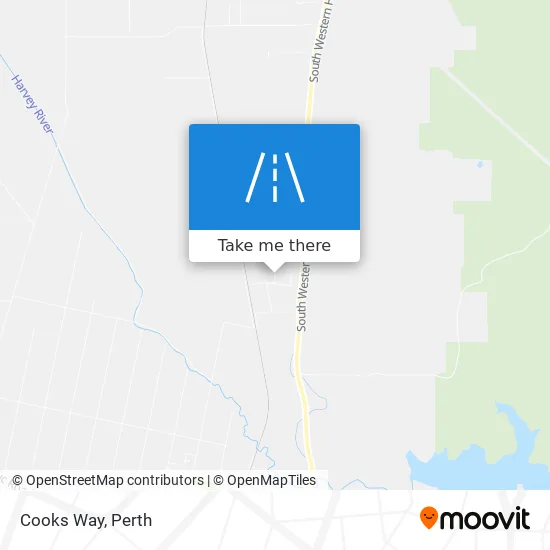 Cooks Way map