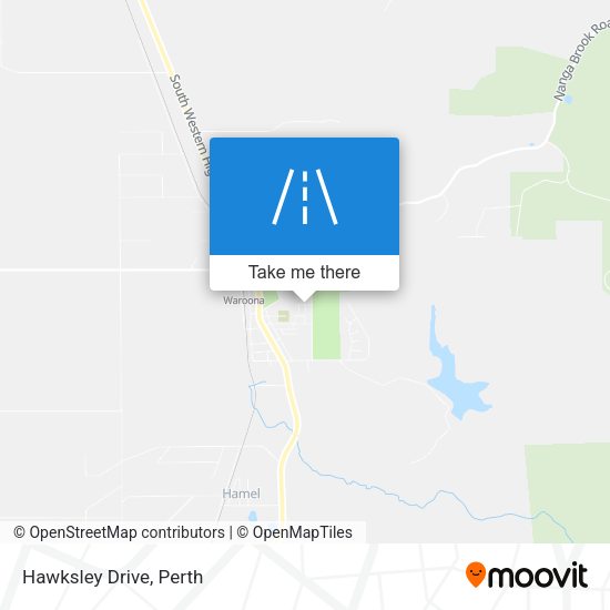 Hawksley Drive map