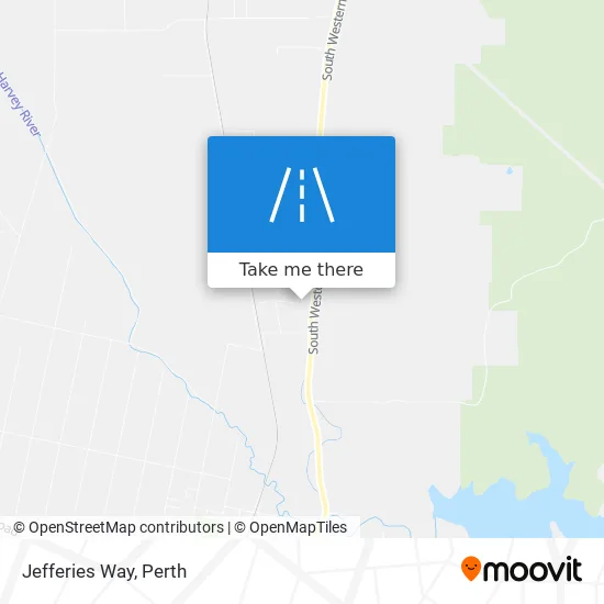 Mapa Jefferies Way