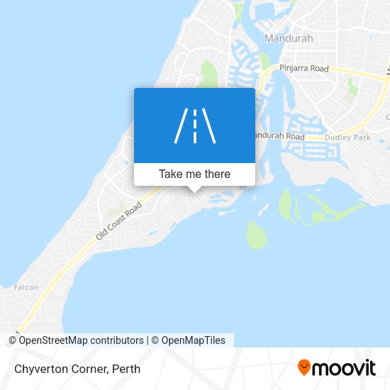 Chyverton Corner map