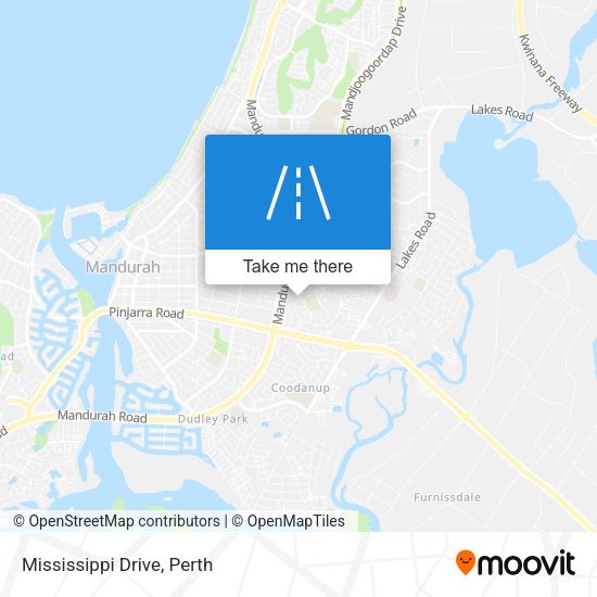 Mississippi Drive map