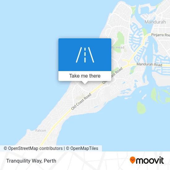 Mapa Tranquility Way