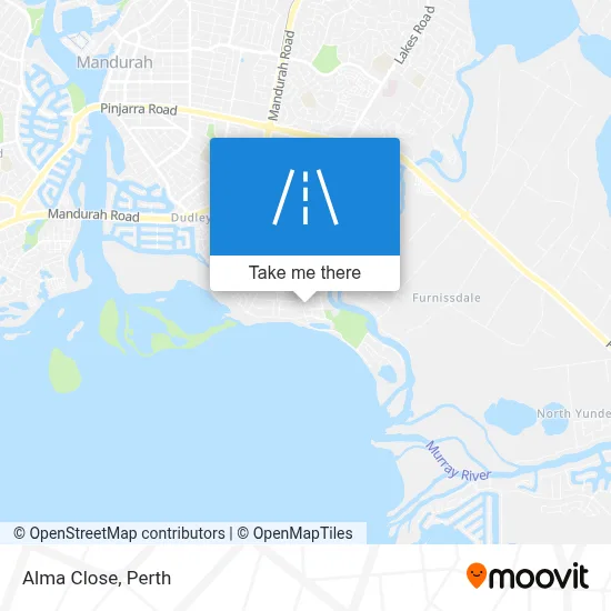 Mapa Alma Close