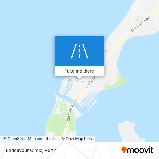 Mapa Endeavour Circle