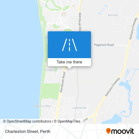 Charleston Street map