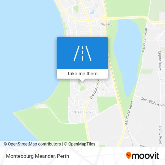 Mapa Montebourg Meander