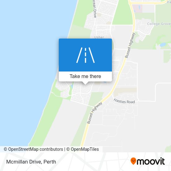 Mcmillan Drive map