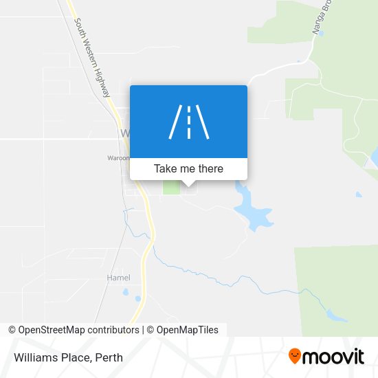 Williams Place map