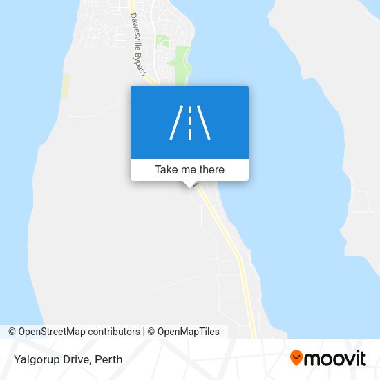 Yalgorup Drive map