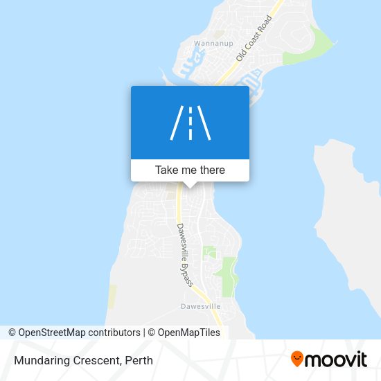 Mundaring Crescent map