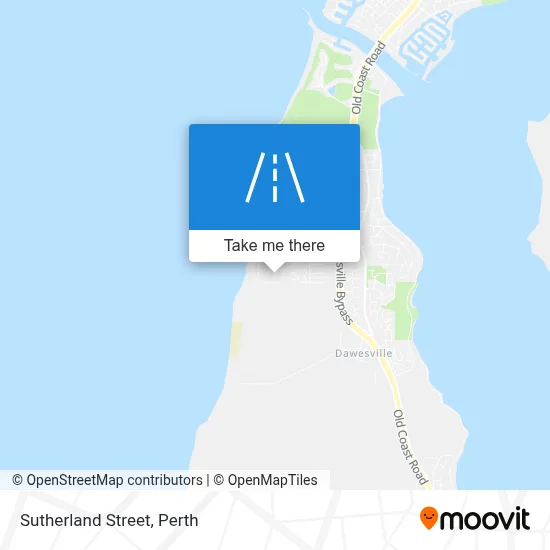 Mapa Sutherland Street