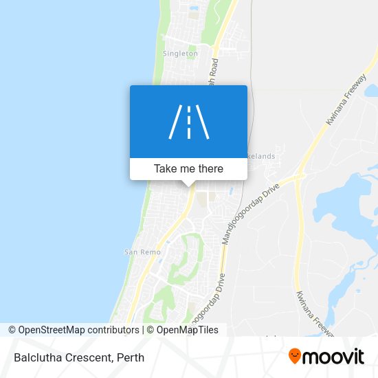Balclutha Crescent map