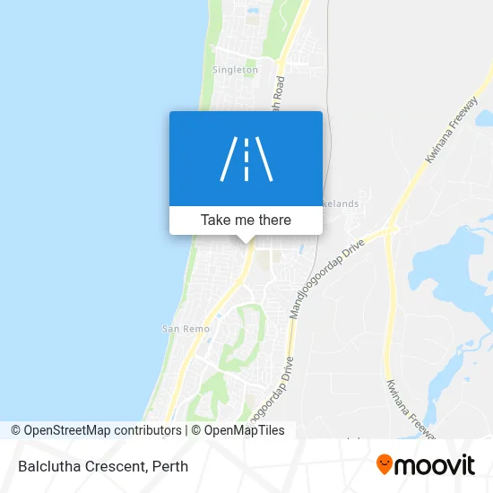 Mapa Balclutha Crescent