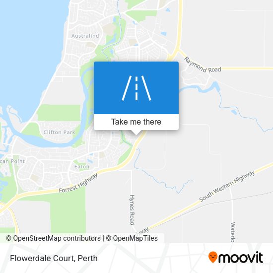 Flowerdale Court map