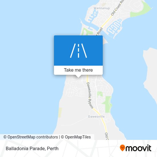 Balladonia Parade map