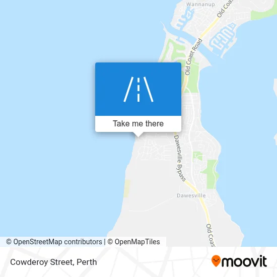 Mapa Cowderoy Street