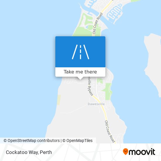 Cockatoo Way map