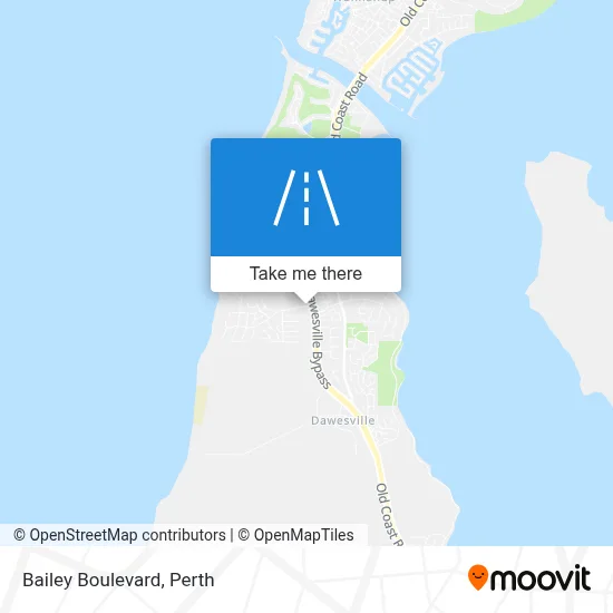Mapa Bailey Boulevard